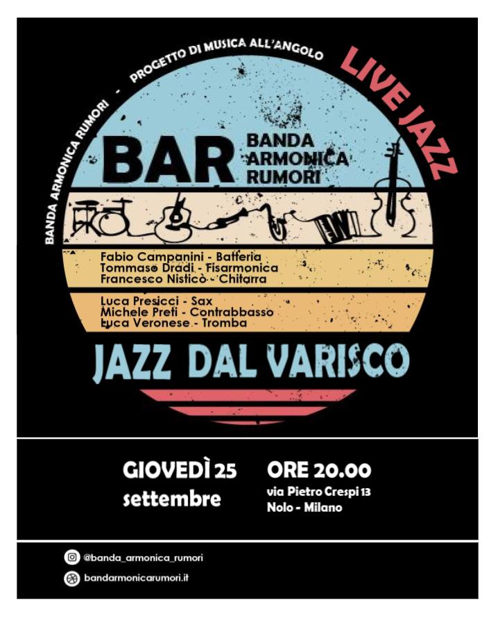 locandina concerto Varisco 25 settembre 2025